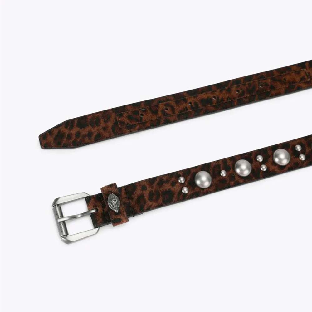 Cinturón mujer leopardo y tachas Kurt Geiger foto 3
