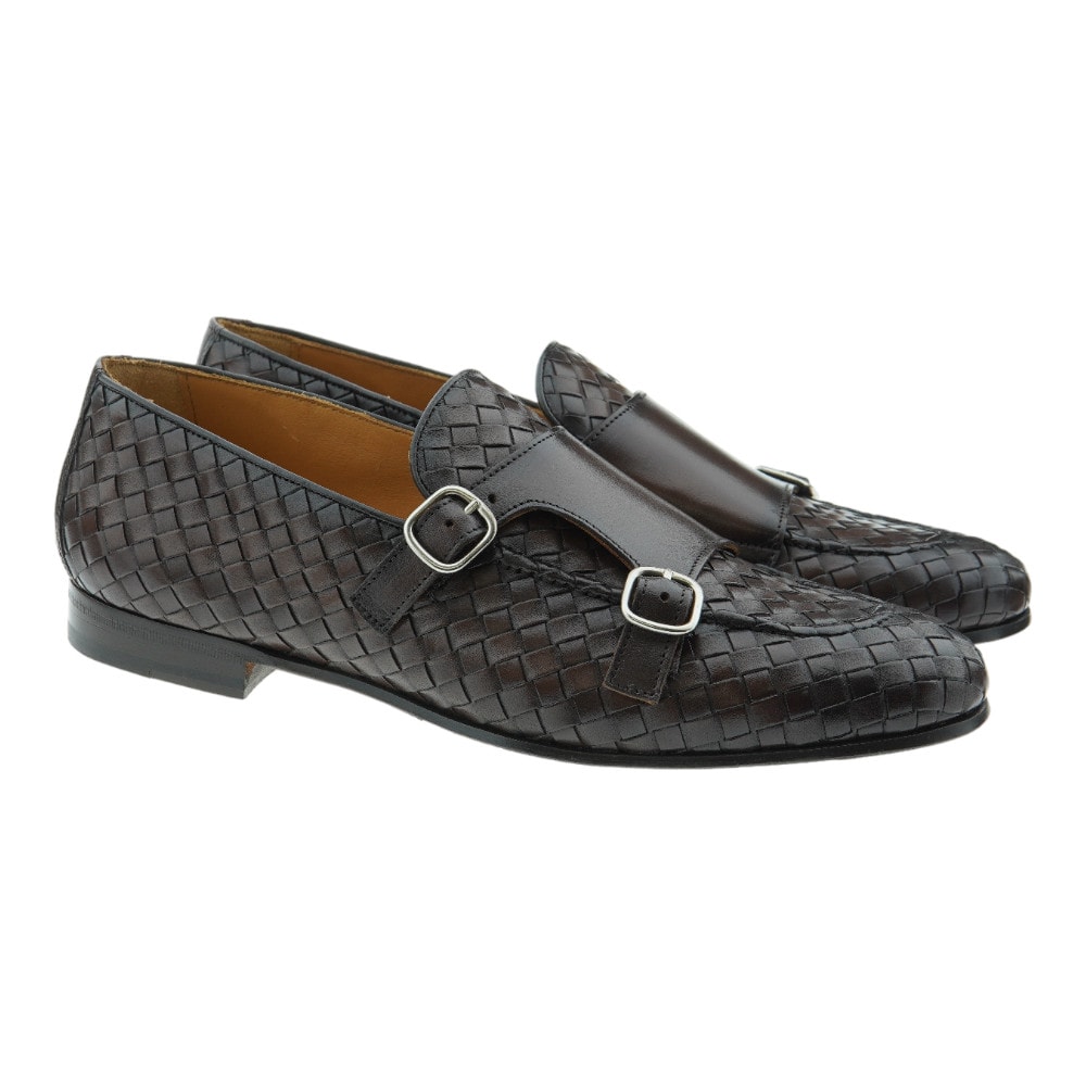 Zapato Hebillas Trenzado Calce Hombre 561