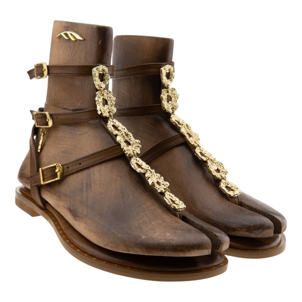 Sandalias Romanas Mujer Hebillas Caryatis 621008