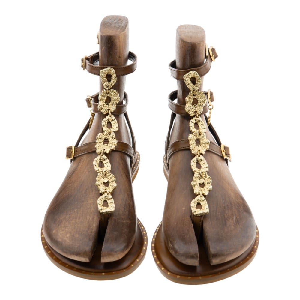Sandalias Romanas Mujer Caryatis - Diseño Griego Exclusivo foto 2