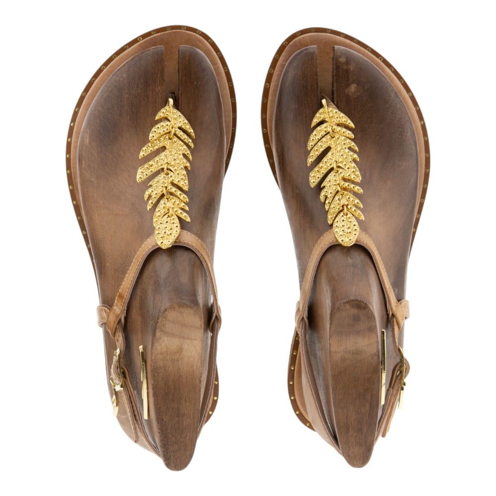 Sandalias dedo griegas mujer Caryatis | Exclusividad y diseño artesanal foto 2