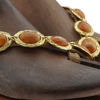 Sandalias Estilo Esclava Griega Caryatis Piedras | Gallery foto 7