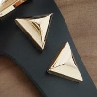 Sandalias Dedo Caryatis Tachuelas Doradas | Gallery Carrile foto 7