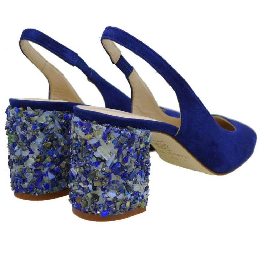 Zapato tacón ancho piedras destalonado Marisa Rey 64015 foto 4