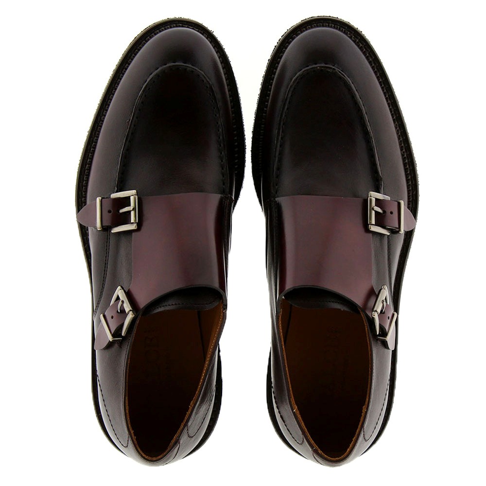 Zapato monk doble hebilla piel Calce 735 foto 2