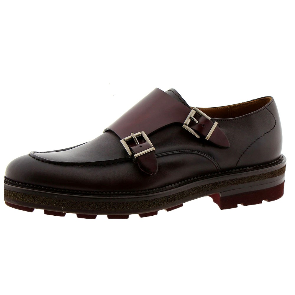 Zapato monk doble hebilla piel Calce 735 foto 3