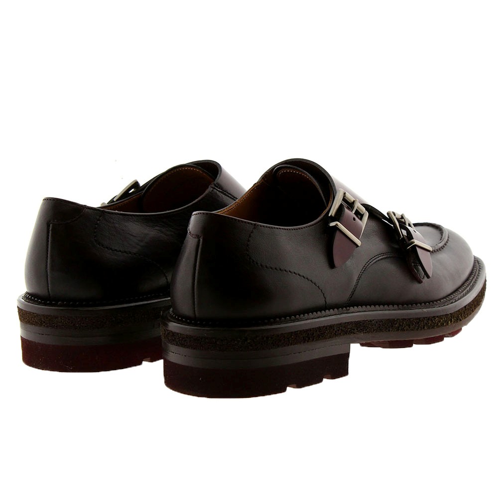 Zapato monk doble hebilla piel Calce 735 foto 4