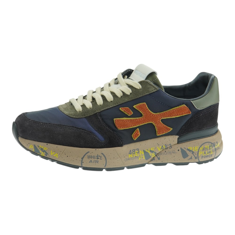Zapatillas azules hombre Premiata - Estilo deportivo y urbano foto 3