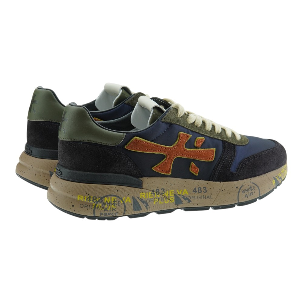 Zapatillas azules hombre Premiata - Estilo deportivo y urbano foto 4