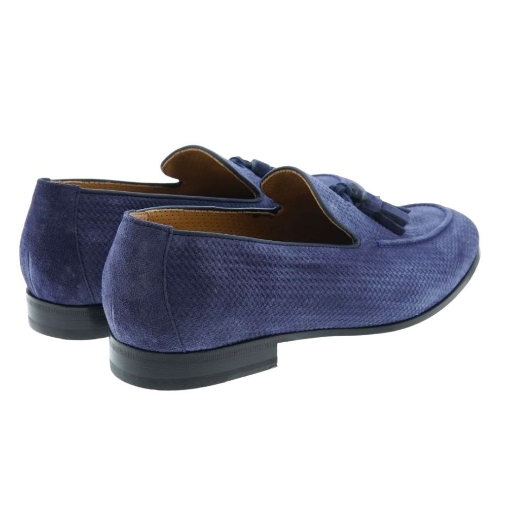 Mocasines vestir ante borlas piel Calce 855 foto 4