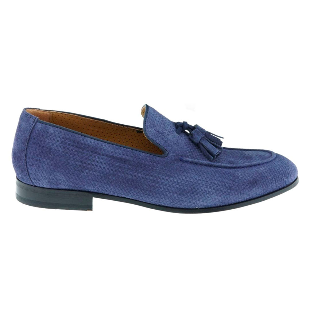 Mocasines vestir ante borlas piel Calce 855 foto 5