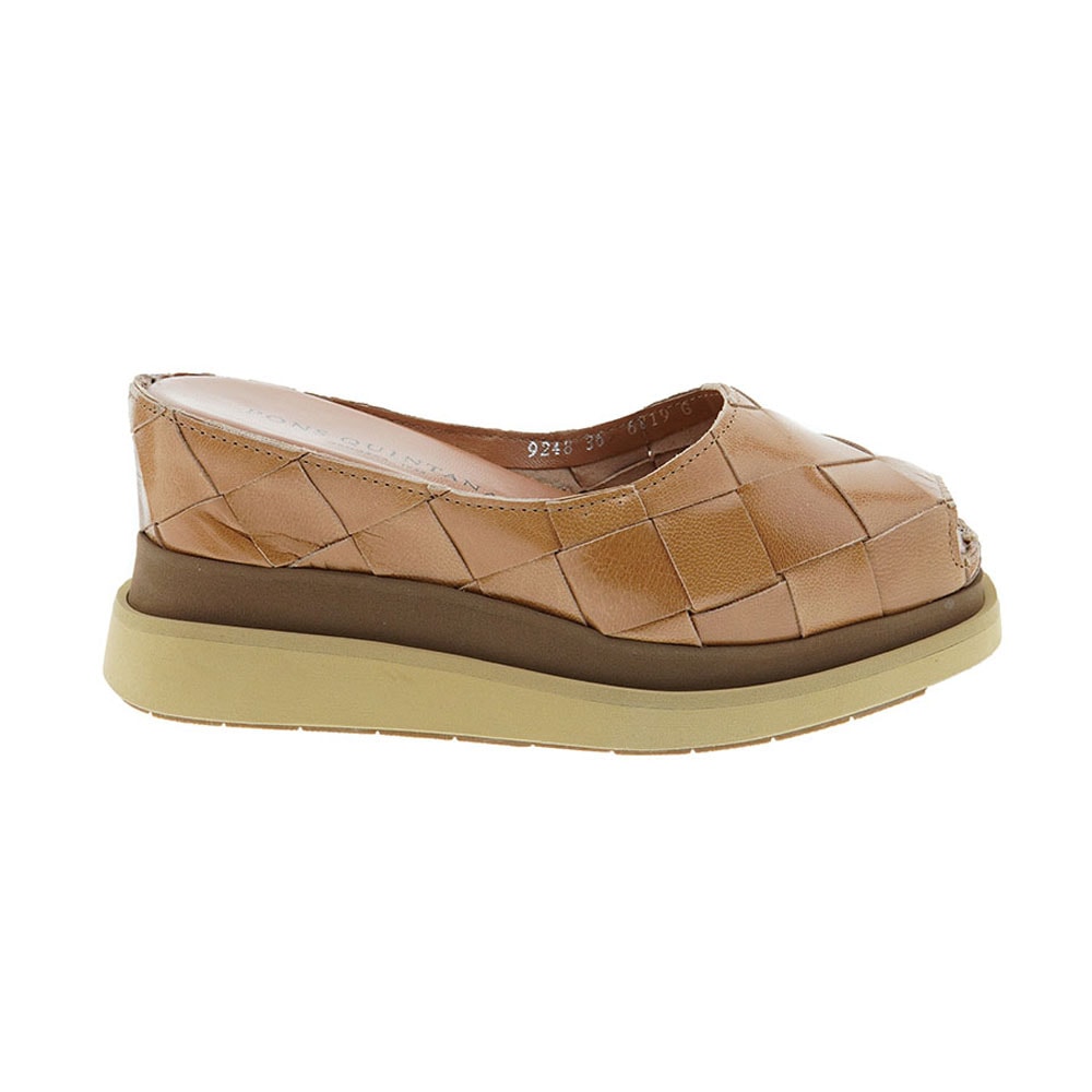 Zueco piel trenzada plataforma Pons Quintana 9248.000 foto 5