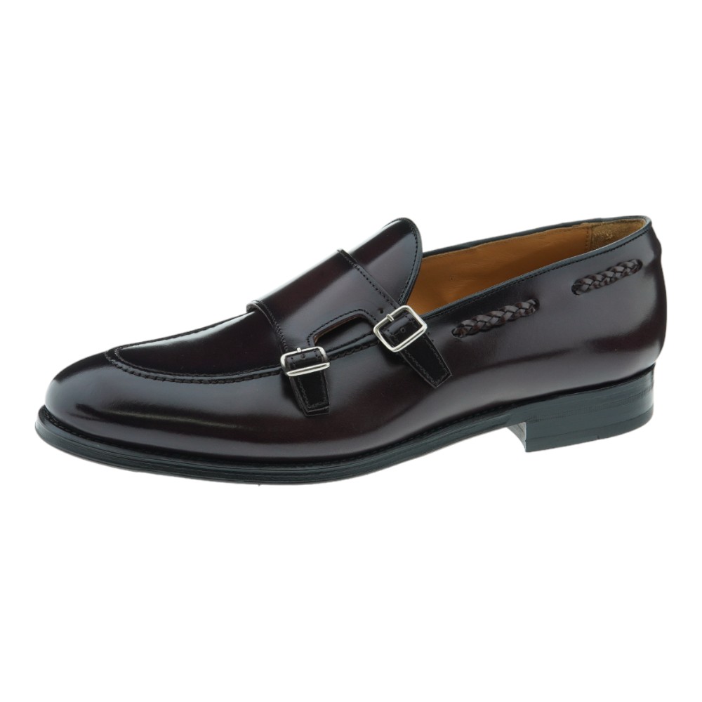 Zapato Monk doble hebilla piel brillante Calce 938 foto 3