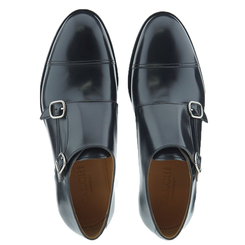 Zapato vestir caballero doble hebilla negro Calce 941-PI foto 2