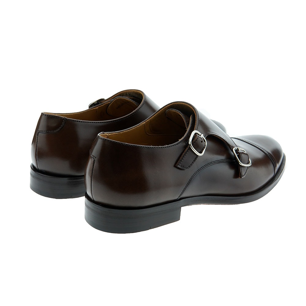 Zapatos hombre dos hebillas marrón Calce 941-PI foto 4