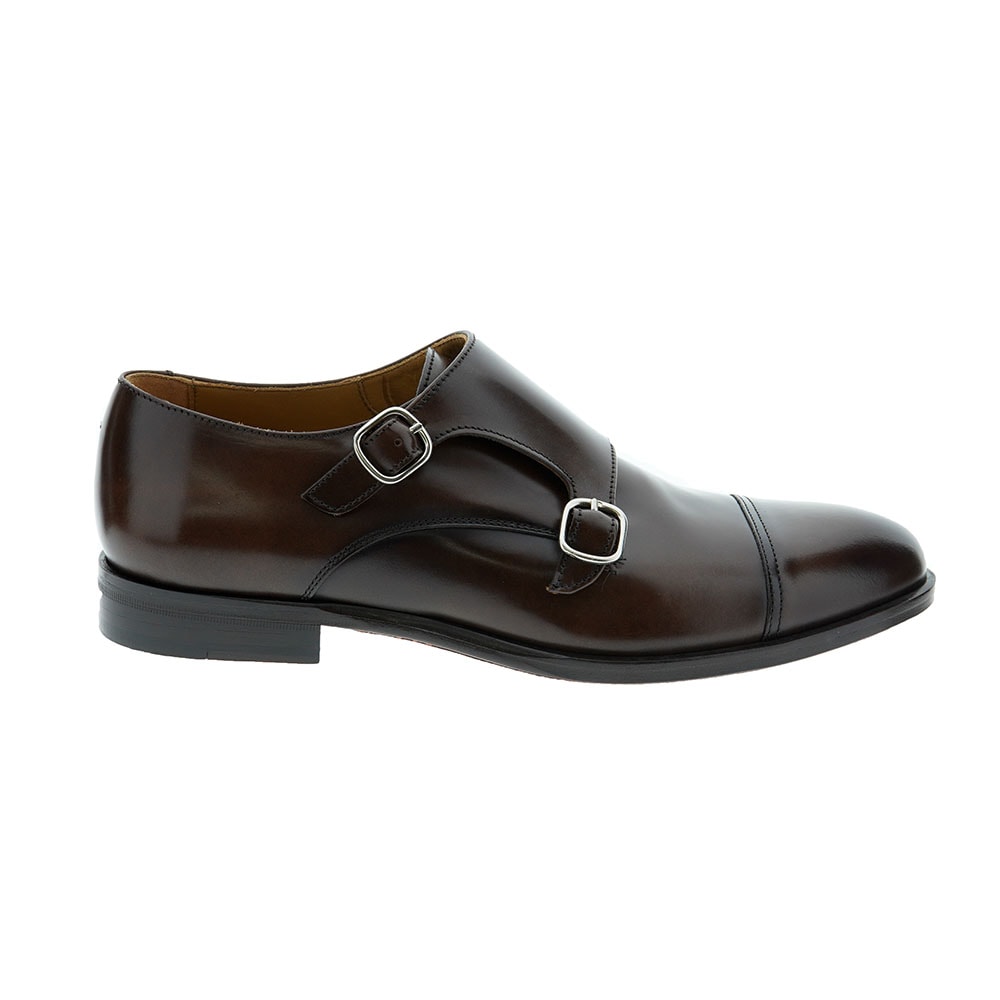 Zapatos hombre dos hebillas marrón Calce 941-PI foto 5