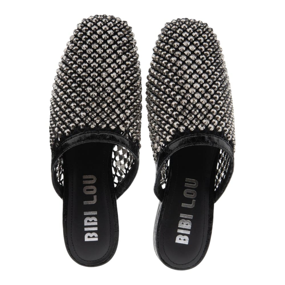 Mules planos brillantes Bibilou elegantes mujer foto 2