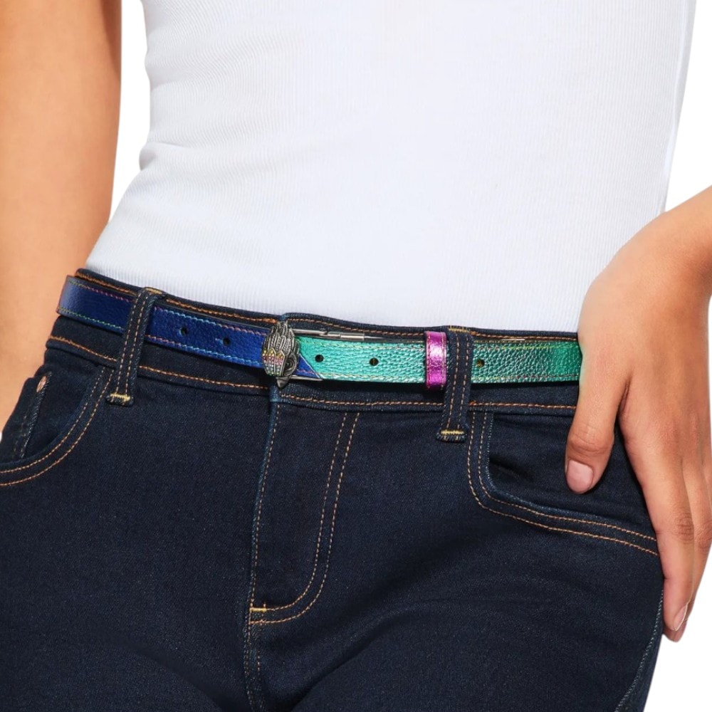 Cinturón reversible mujer multicolor estrecho Kurt Geiger foto 2