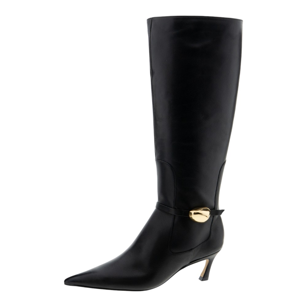 Botas altas tacón negras Arezzo | Carrilé foto 3