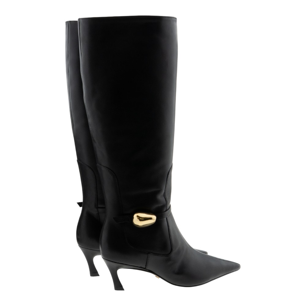 Botas altas tacón negras Arezzo | Carrilé foto 4