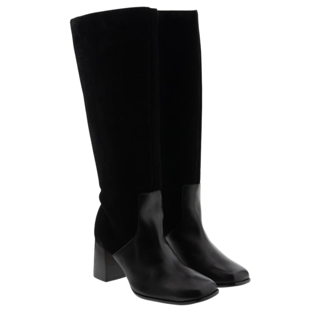 Botas altas tacón piel y ante Arezzo A137220007