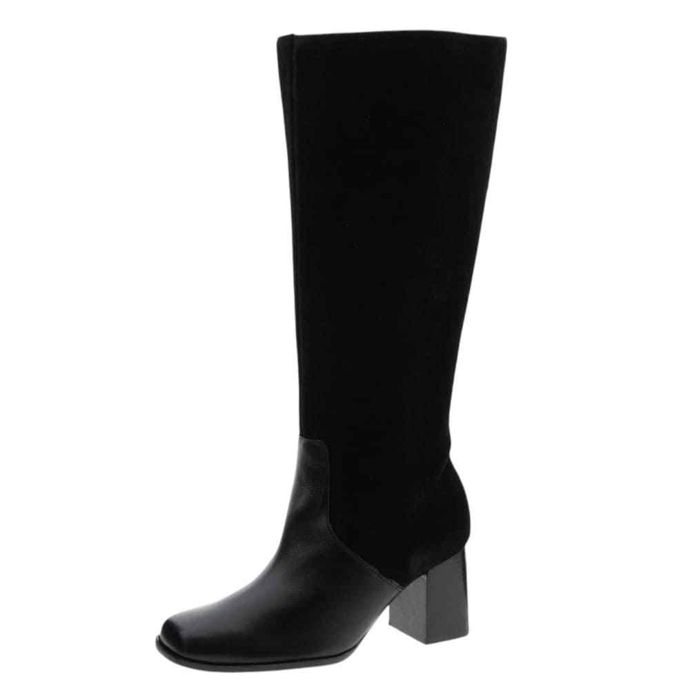 Botas altas tacón piel y ante Arezzo mujer foto 3