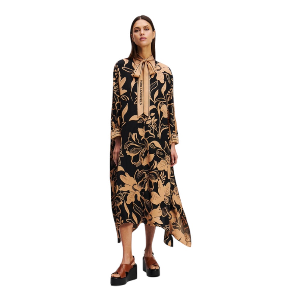 Vestido Karl Lagerfeld estampado floral | Elegancia y sofisticación foto 3
