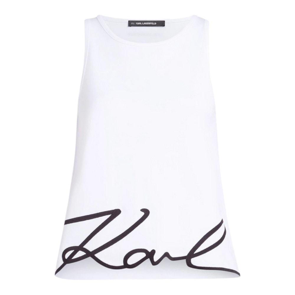 Camiseta Sin Mangas Karl Lagerfeld Logo A2W17066