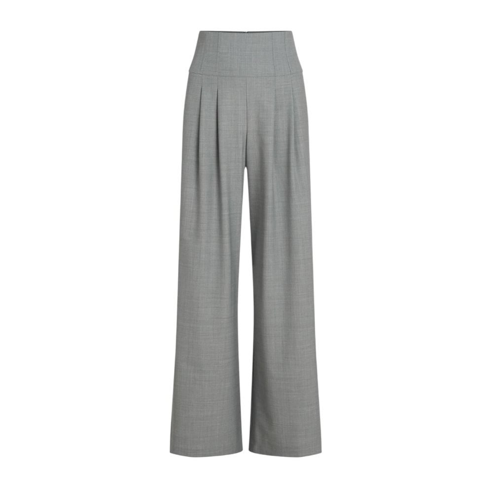 Pantalón gris sastre ancho Karl Lagerfeld A3W10100