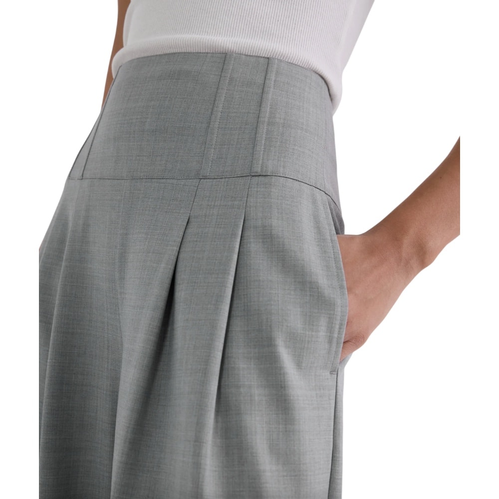 Pantalón mujer gris ancho estilo sastre Karl Lagerfeld | Gallery Carrilé foto 4