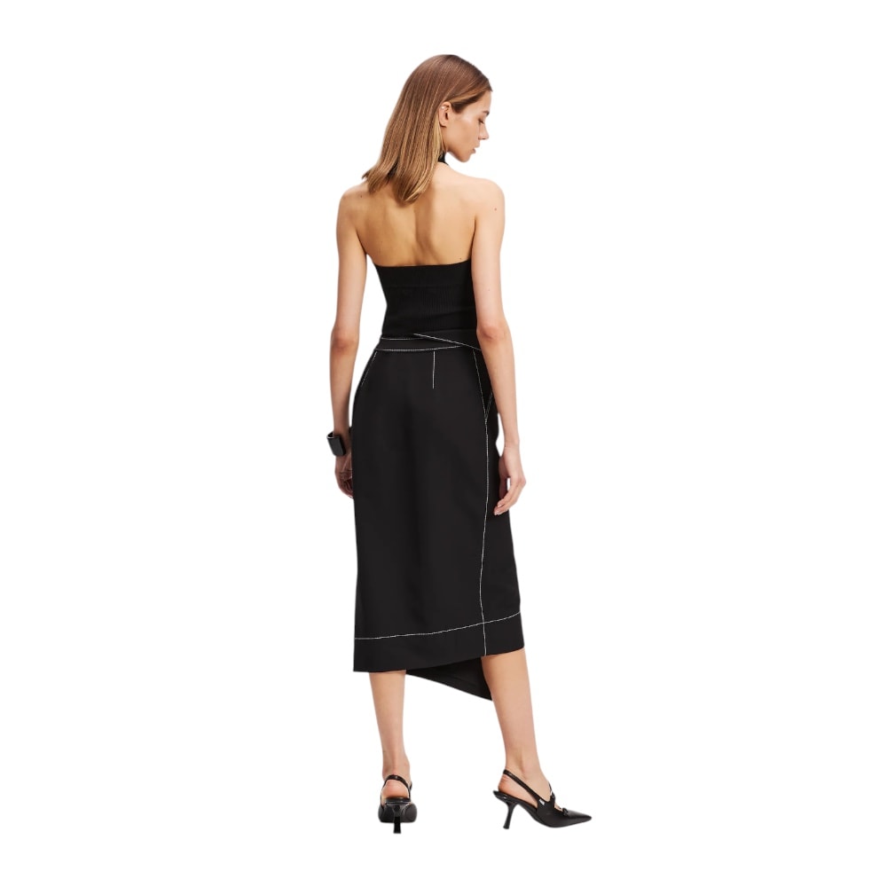 Falda negra mujer cremallera Karl Lagerfeld | Gallery Carrilé foto 3