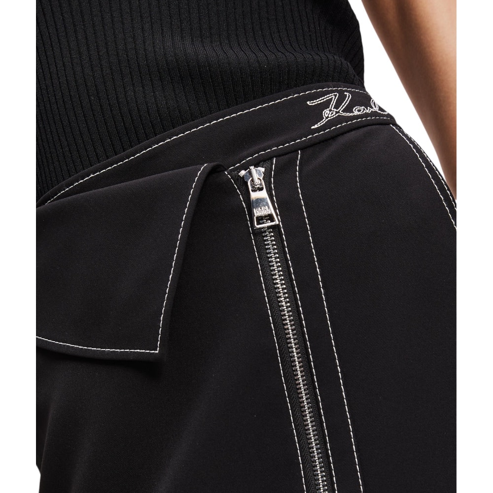 Falda negra mujer cremallera Karl Lagerfeld | Gallery Carrilé foto 4