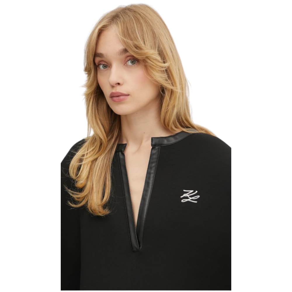 Poncho negro mujer punto Karl Lagerfeld | Gallery Carrilé foto 2