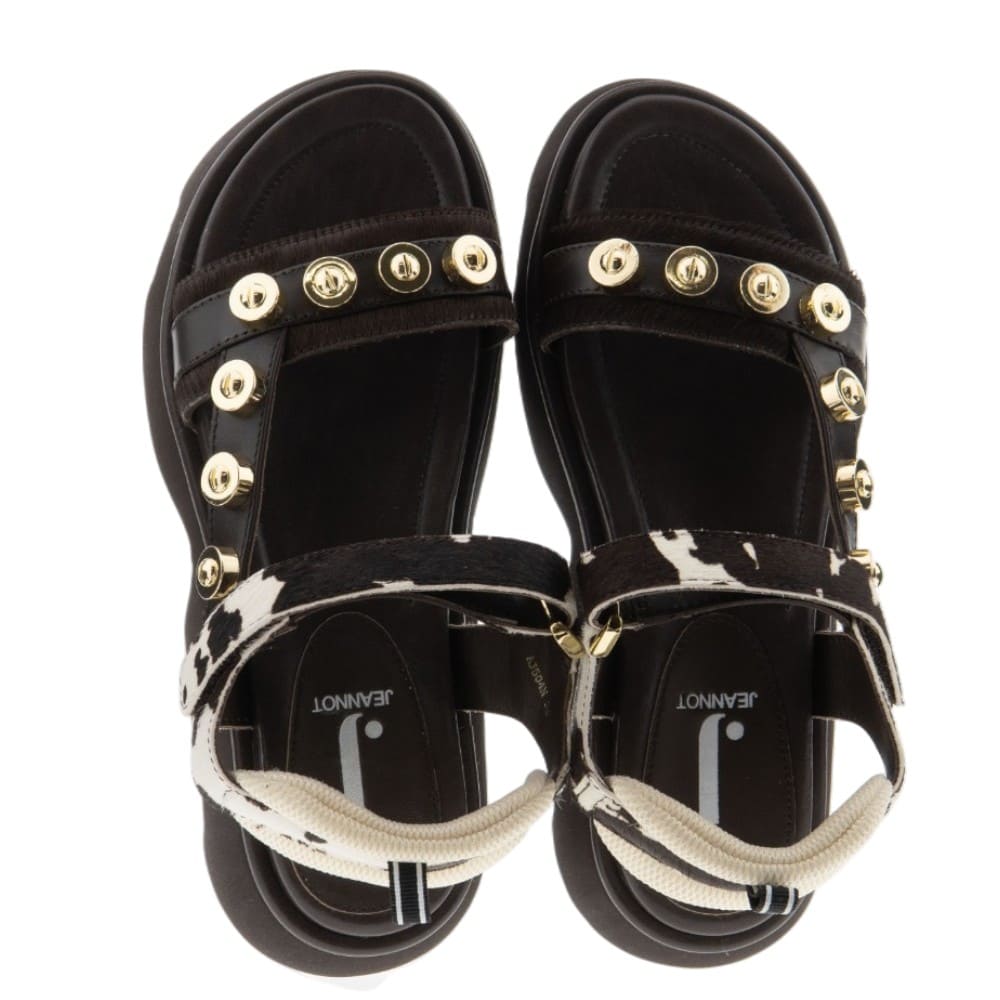 Sandalias mujer estampado vaca Jeannot foto 2
