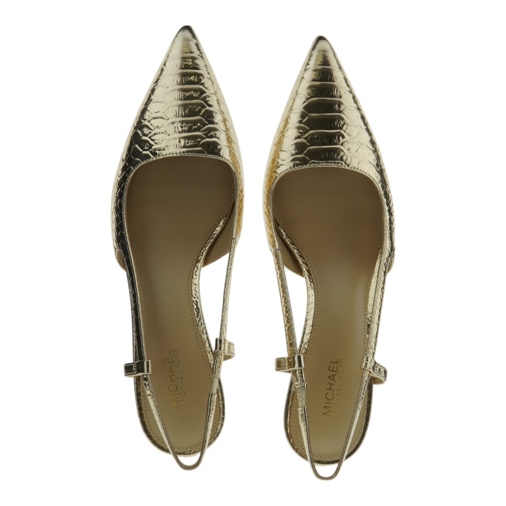 Stilettos destalonados dorados Michael Kors foto 2