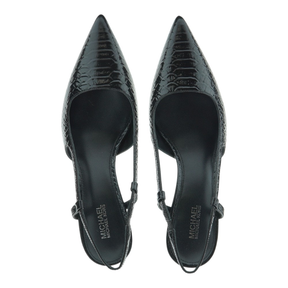 Zapatos destalonados tacón efecto coco negro Michael Kors foto 2