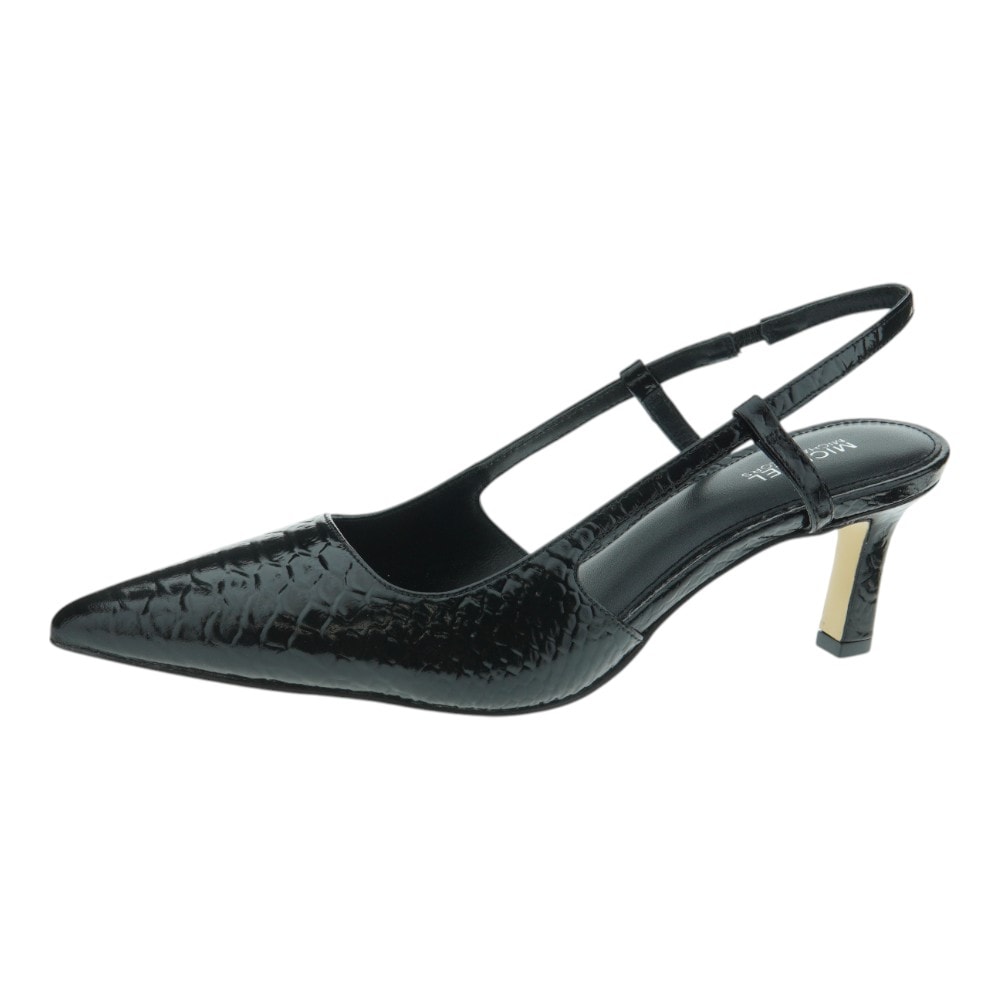 Zapatos destalonados tacón efecto coco negro Michael Kors foto 3