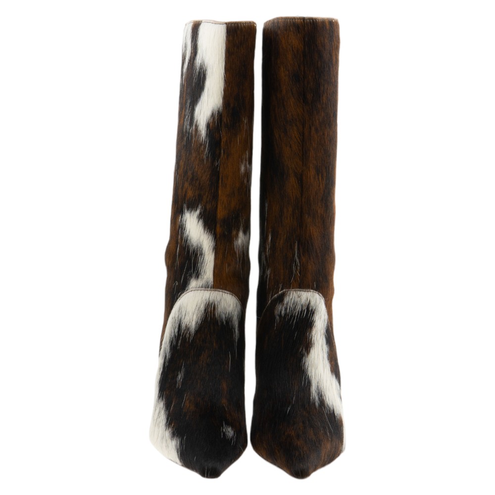 Botas tacón mujer vaca Lola Cruz – Pelo natural y estilo cowboy foto 2