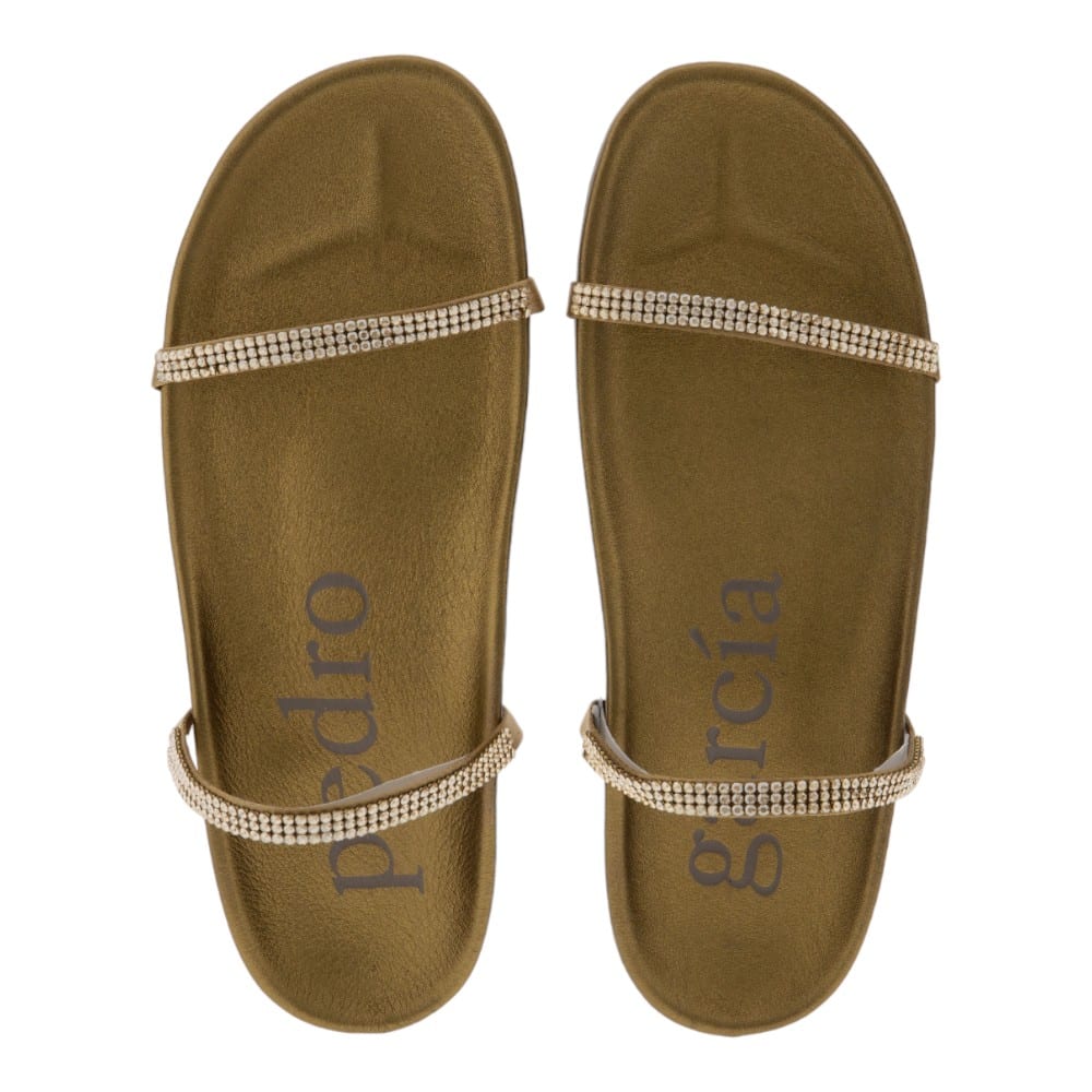 Sandalias Mujer Pedro García Oro - Elegancia y Comodidad foto 2