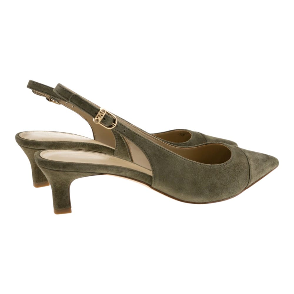 Zapato Salón Destalonado Ante Taupe Michael Kors foto 4
