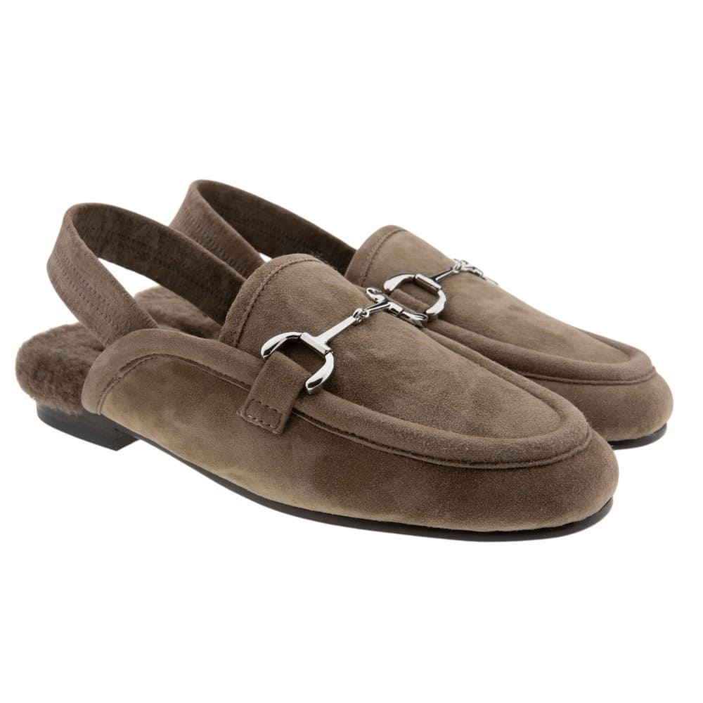 Mule ante taupe forrado pelo Bibilou Ashe Sling