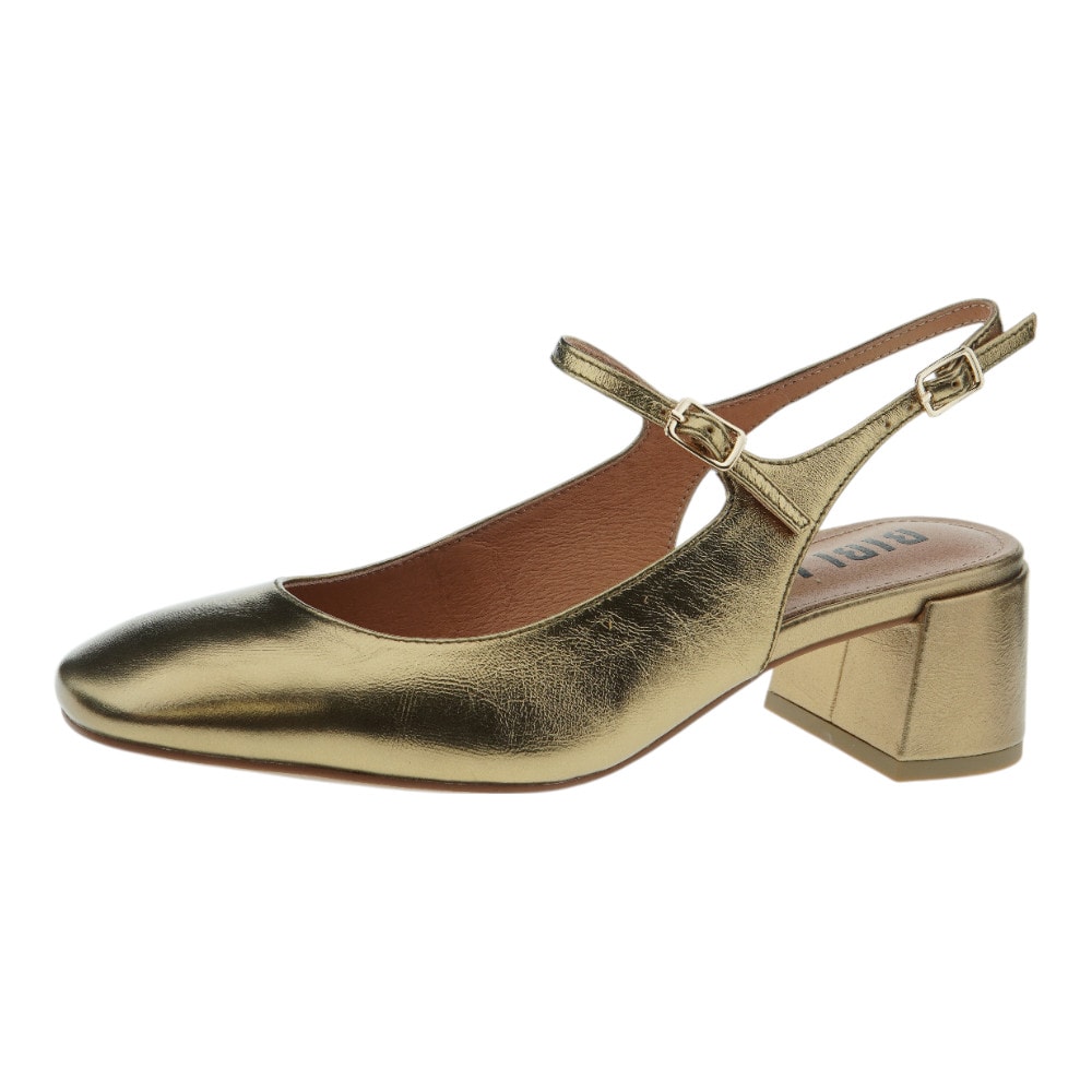 Zapatos destalonados Bibilou dorado | Elegancia y comodidad foto 3