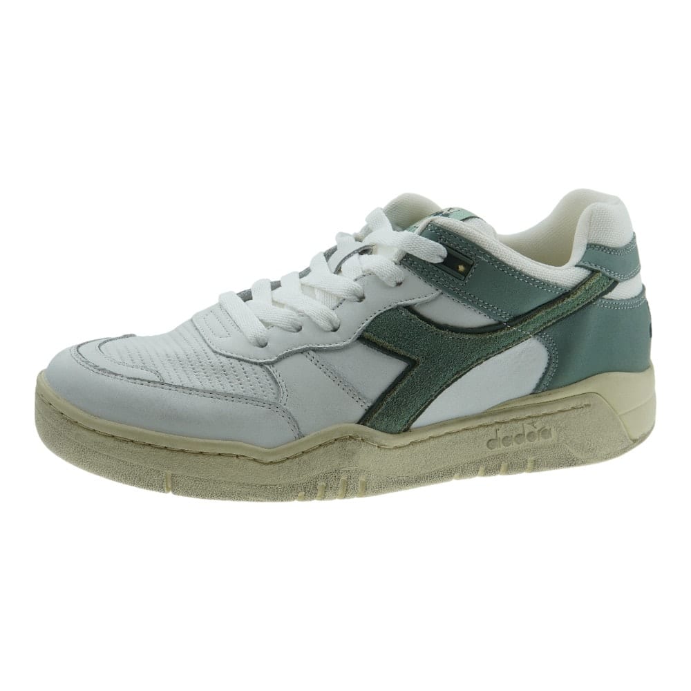 Zapatillas Diadora Hombre Blancas y Verdes | Gallery Carrilé foto 3