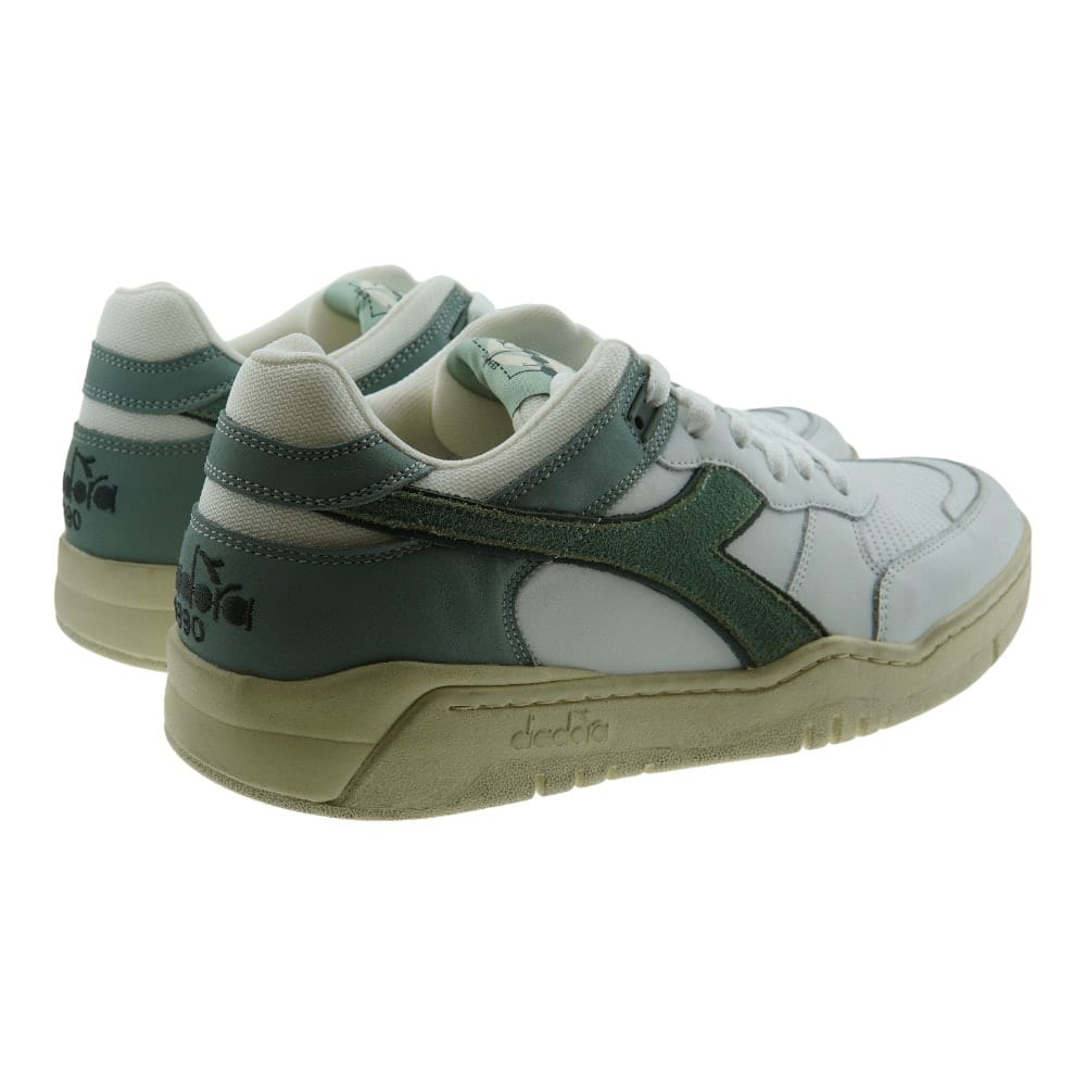 Zapatillas Diadora Hombre Blancas y Verdes | Gallery Carrilé foto 4