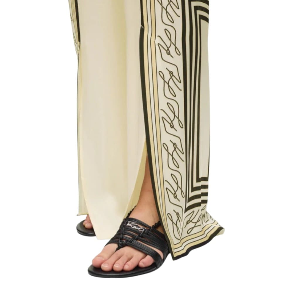 Pantalón ancho fluido Karl Lagerfeld elegante y sofisticado foto 2