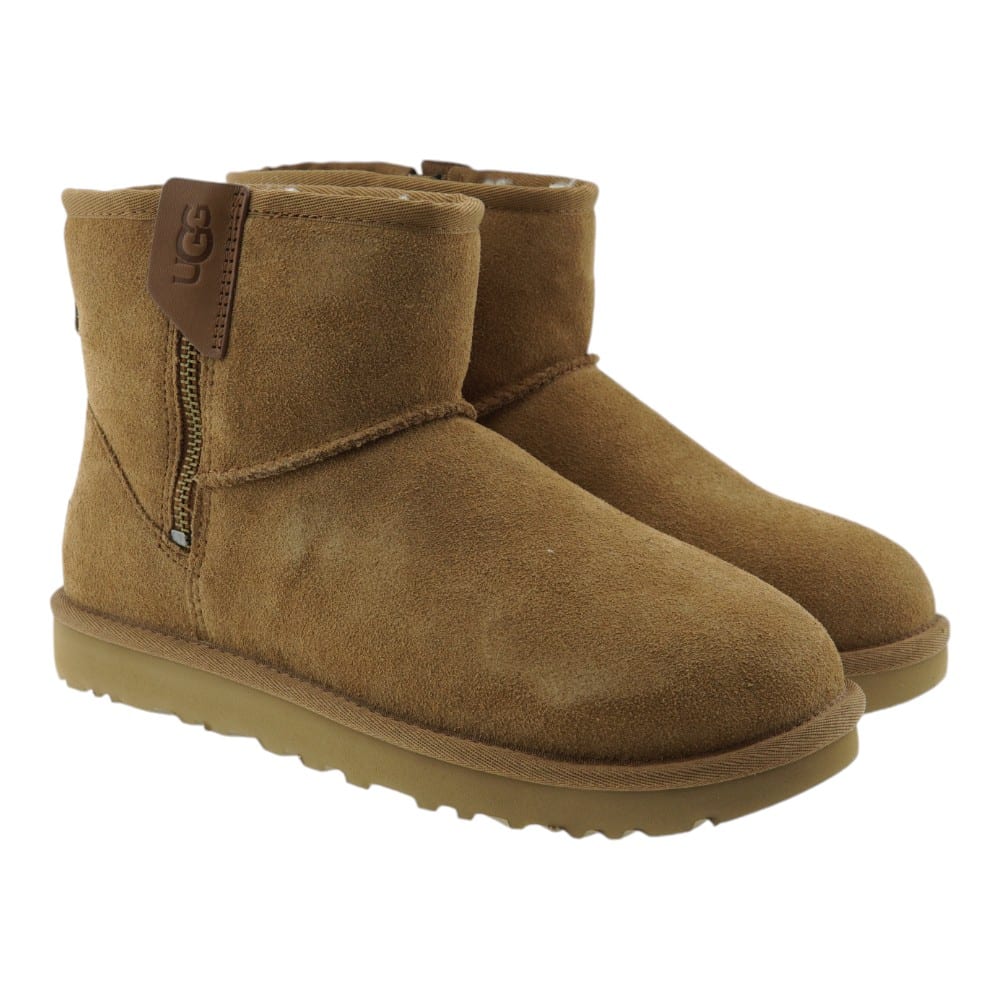 Bota baja piel cordero cremallera Ugg Bailey Zip Mini