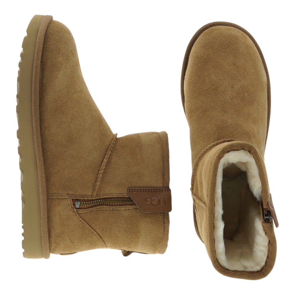 Bota baja piel cordero cremallera Ugg Bailey Zip Mini foto 2