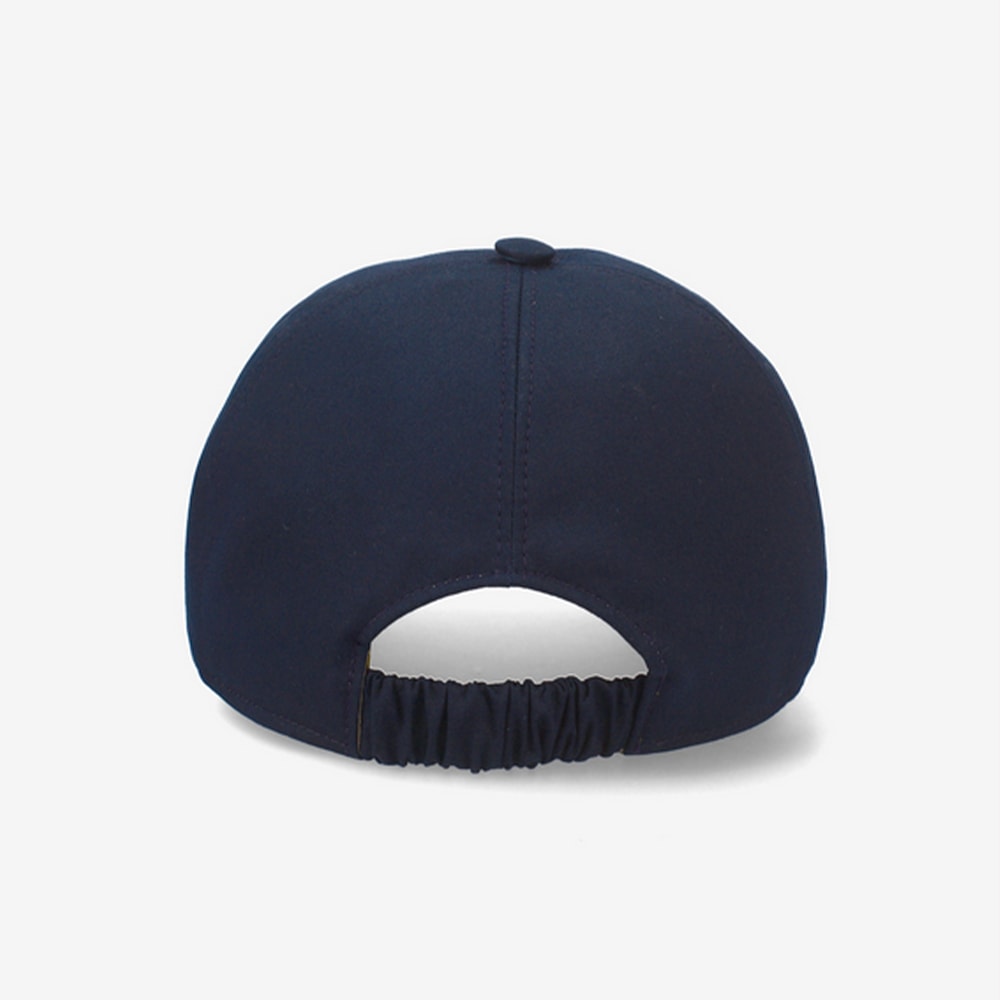 Gorra azul marino de estilo deportivo con logo bordado – Premiata foto 4
