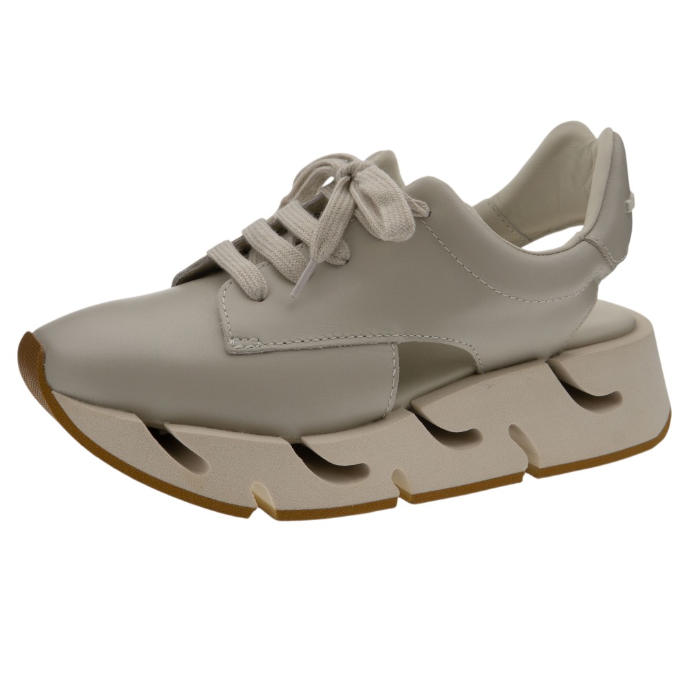 Zapatillas blancas destalonadas mujer Paloma Barceló | Carrilé foto 3