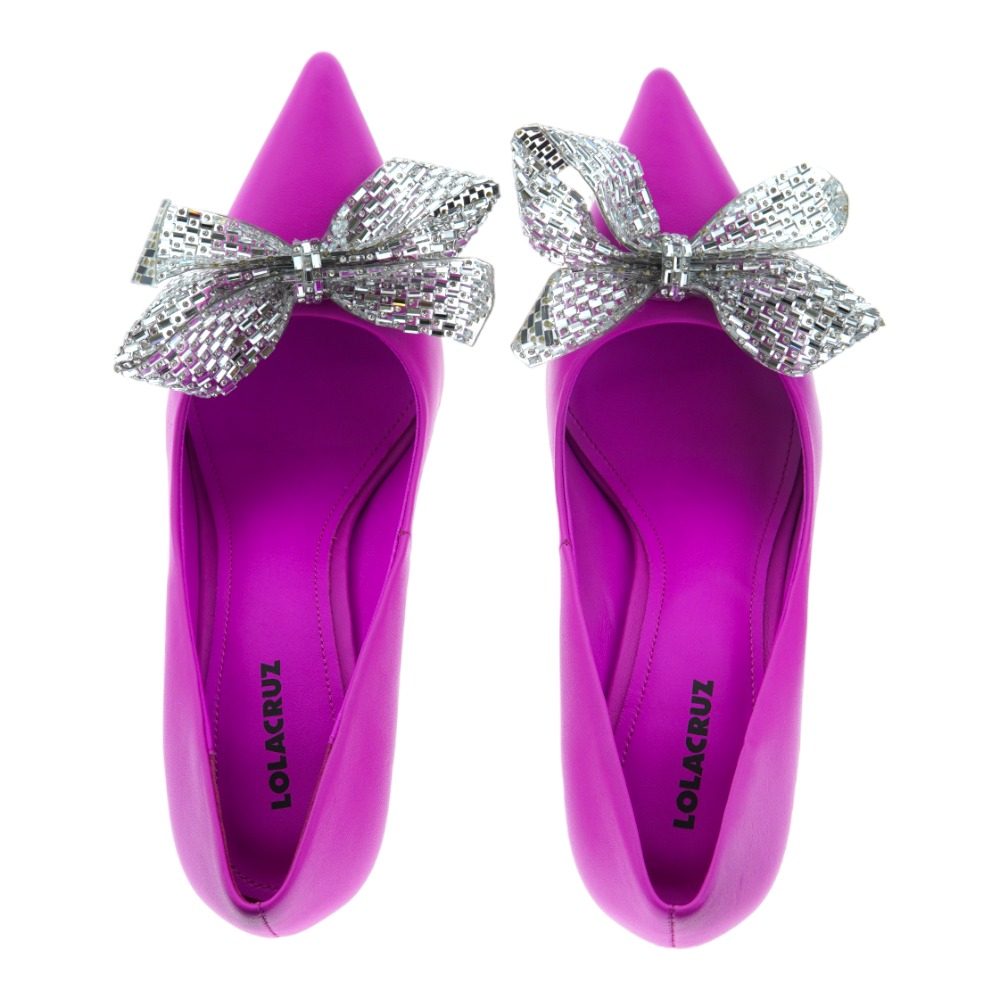 Salon stiletto lazo brillante Lola Cruz Belac foto 2